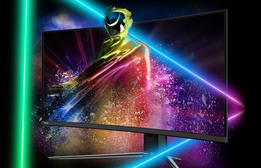 Monitor MPG 341CQPX QD-OLED 34.18 3440x1440px 240Hz 0.03 ms [GTG] Curved zakrzywienie format powłoka matrycy kąty widzenia