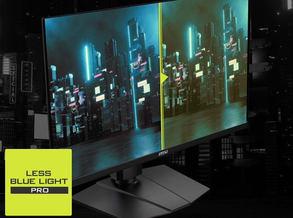 Monitor MSI MAG 321UP QD-OLED 31.5 3840x2160px 165Hz 0.03 ms [GTG] ochrona wzroku niebieskie światło certyfikat technologie
