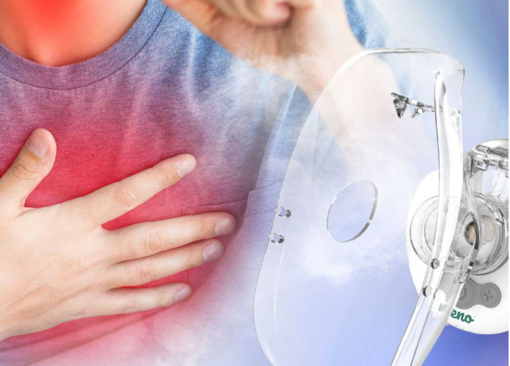inhalator nebulizator siateczkowy NENO Vapore 0.5 ml/min Wysoka skuteczność