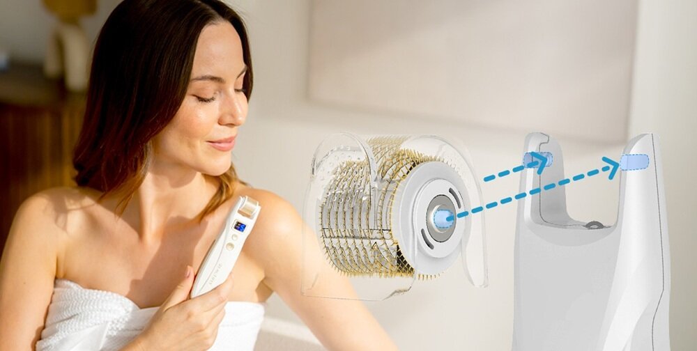 Urządzenie do mezoterapii BEAUTIFLY MicroGlow PRO świezość, zdrowy blask, lepsze napięcie skóry, redukcja drobnych zmarszczek