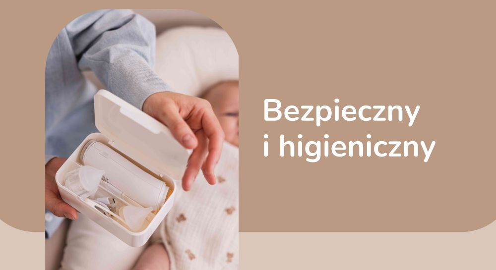 Aspirator do nosa MOMINI Breezy wodoodporność ipx6 bez bpa