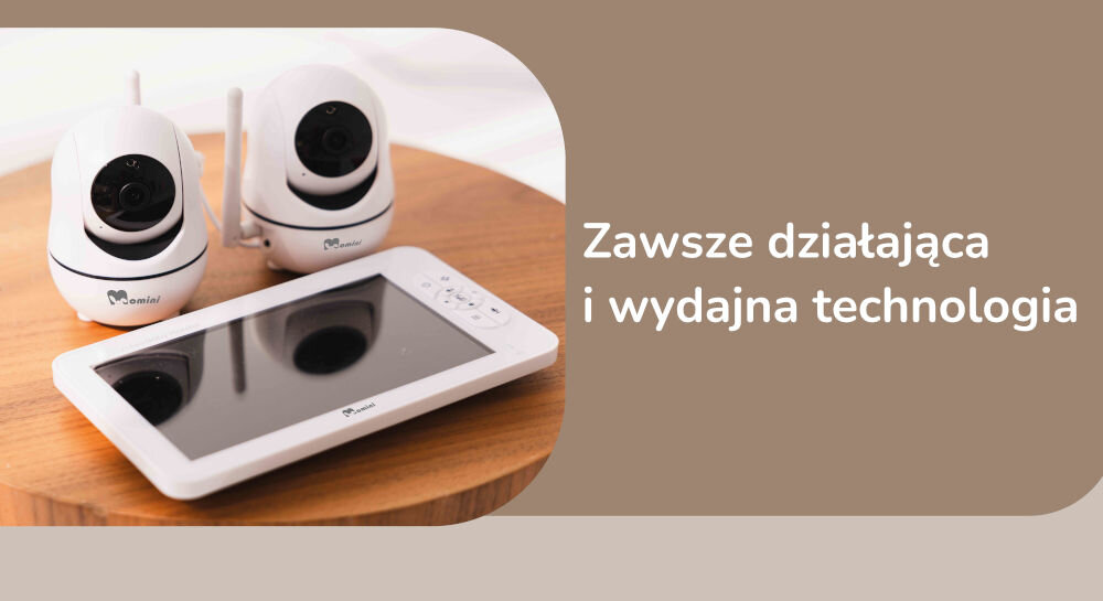 Kamera MOMINI DreamEye, dve kameri, dva nosilca