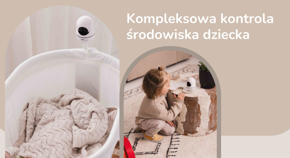 Monitor temperature s kamero MOMINI DreamEye z vgrajenim časovnikom