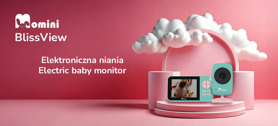 Niania elektroniczna MOMINI Blissview wygląd prezentacja design wizualizacja lifestyle