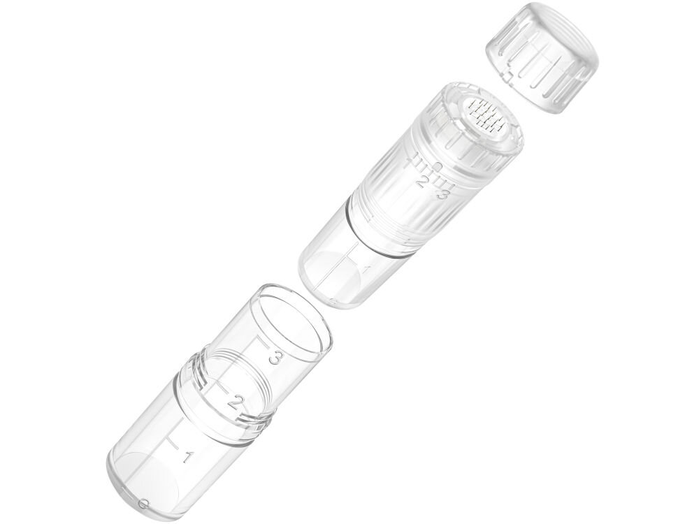 Głowica BEAUTIFLY DermaPen SkinRenew Pro 24 Pin pojemność 3 ml pełna pielęgnacja twarzy precyzyjne mikronakłucia regulowany wydatek płynu poprawa nawilżenia i elastyczności skóry spersonalizowana pielegnacja długotrwałe efekty
