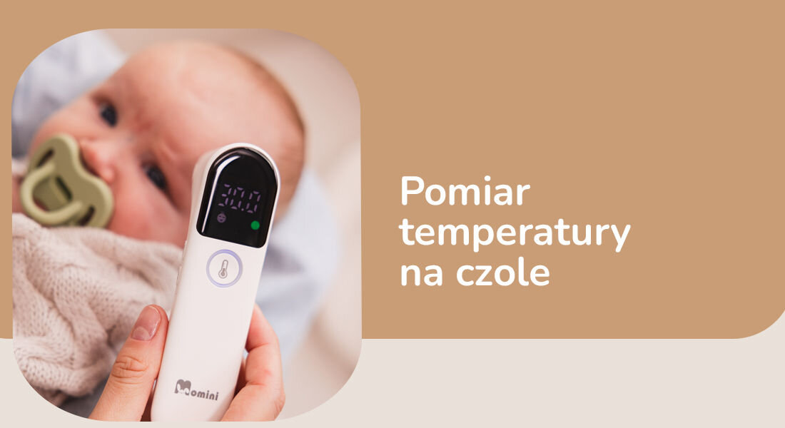 Termometr MOMINI LittleCare szybki pomiar higiena