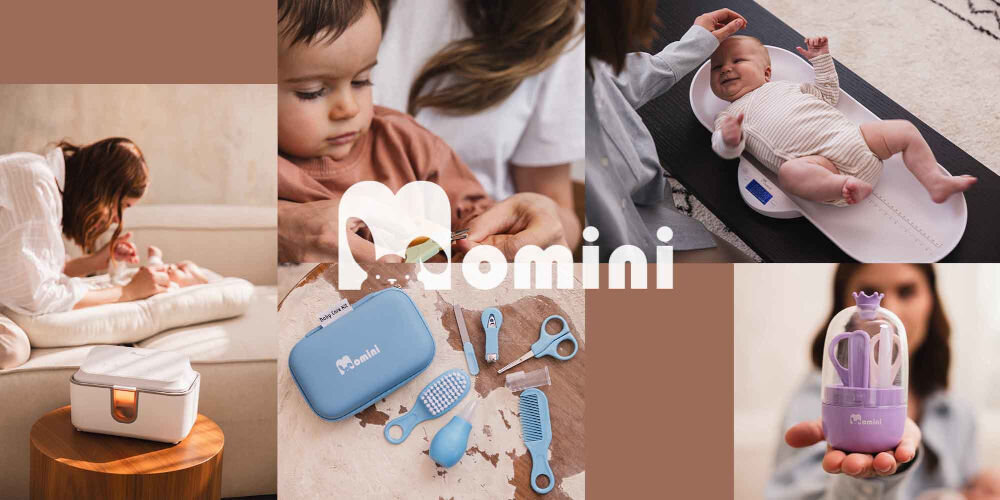 Zestaw dla niemowląt MOMINI Pinky łatwe przechowywanie transport
