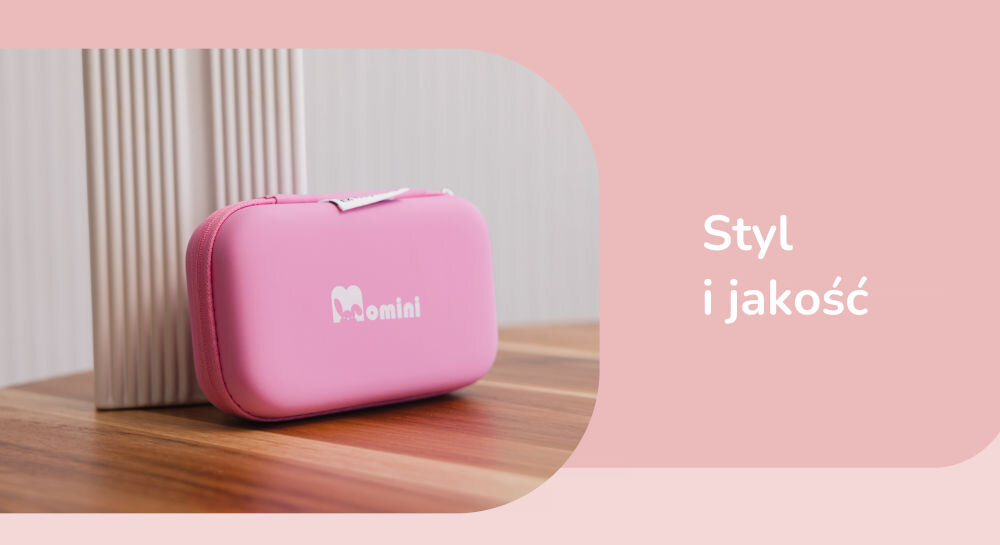 Zestaw dla niemowląt MOMINI Pinky etui pojemnik jakość estetyka
