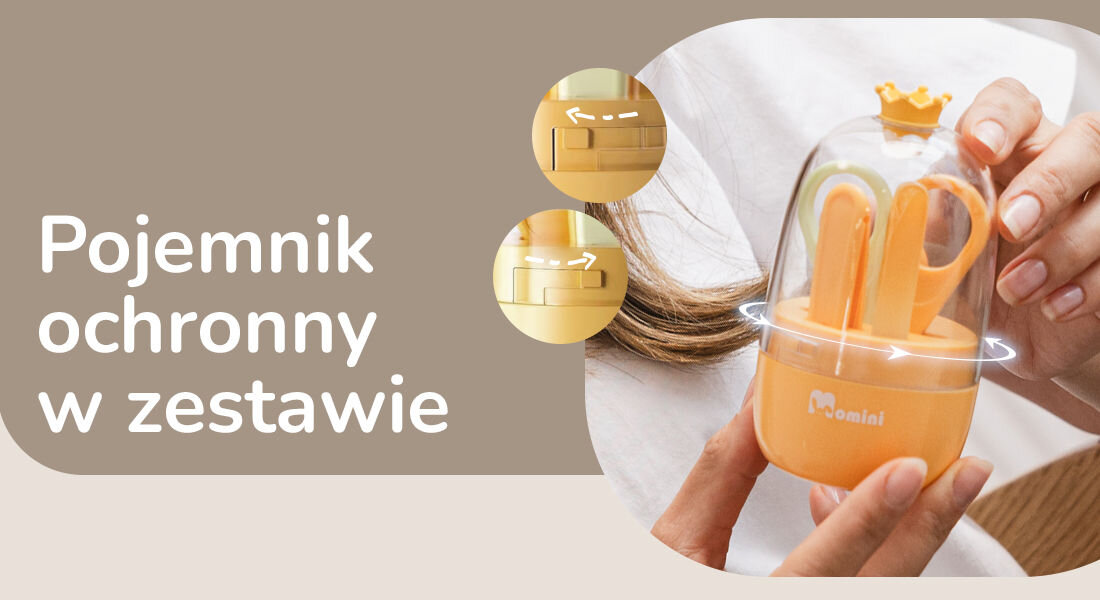 Zestaw dla niemowląt MOMINI Sunny blokada rodzicielska