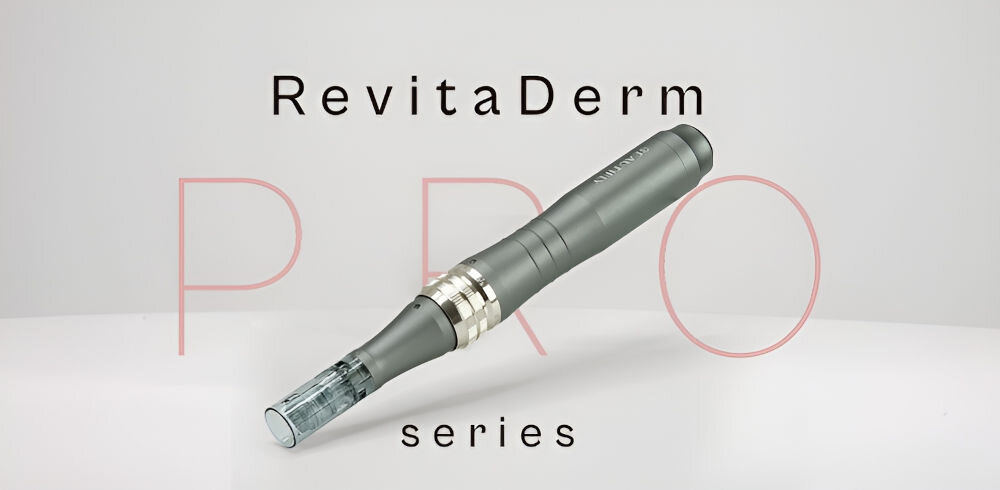 Urządzenie do mezoterapii BEAUTIFLY RevitaDerm PRO głęboka rewitalizacja silne właściwości anti-aging ultraszybkie precyzyjne mikronakłucia mikro igły stymulacja skóry do produkcji kolagenu i elastyny skuteczna terapia dwa różne wkłady usuwanie drobnych linii zmarszczek rewitalizacja odżywienie odmłodzenie skóry zdrowy młodzieńczy wygląd 