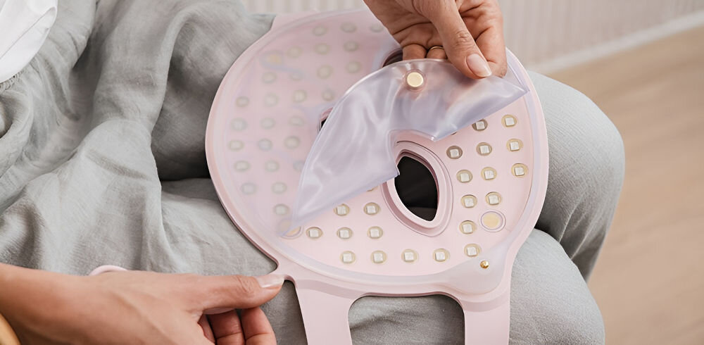 Masażer do oczu BEAUTIFLY Aura Glam kamienie magnetyczne złoto