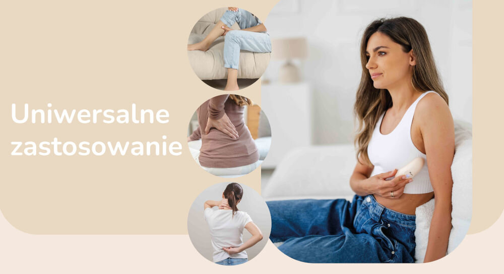 Masażer laktacyjny MOMINI Calma redukcja napięcia poprawa krążenia
