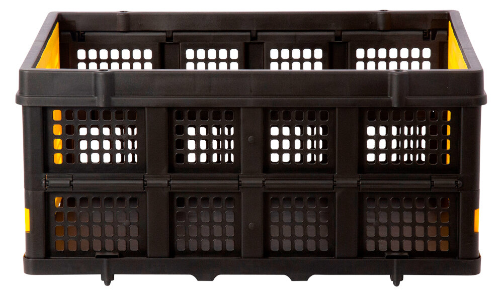 Skrzynka składana STANLEY SXWT-FT505-PDQ 5 szt. skrzynka na białym tle widok na dłuższy bok waga 2,09 kg wytrzymała konstrukcja z wysokiej jakości tworzywa sztucznego stabilność