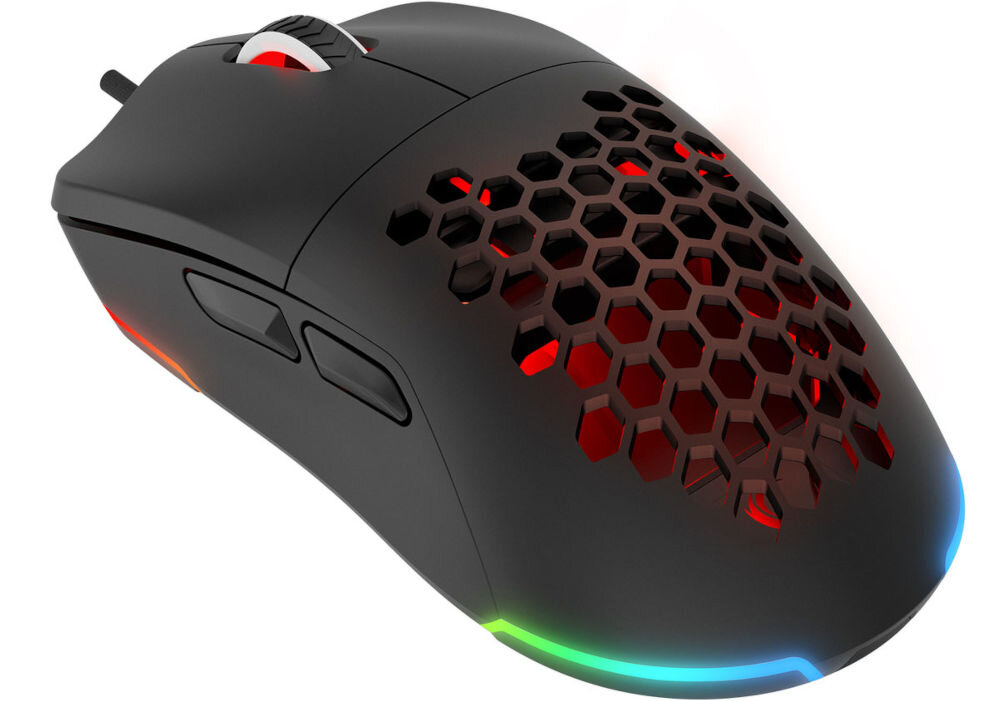 Mysz RAMPAGE Blink Czarny perfekcyjna szybkość