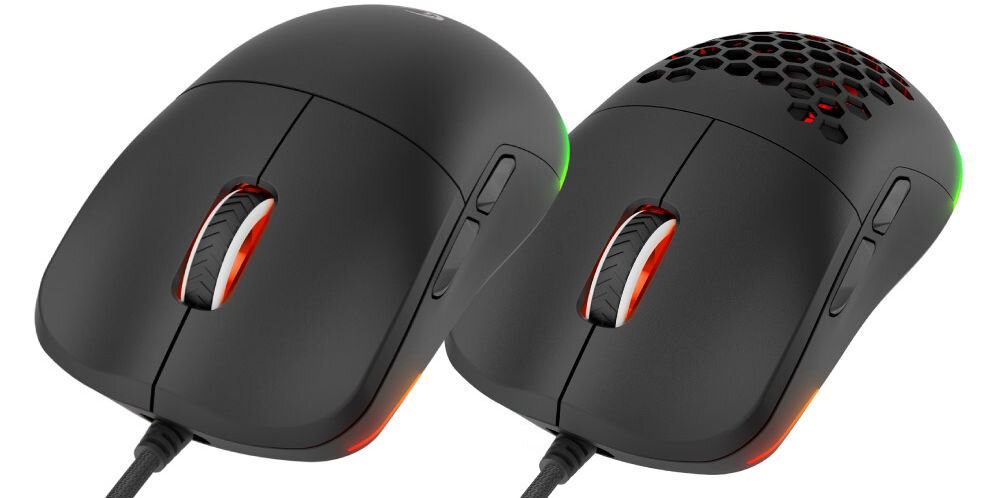 Mysz RAMPAGE Blink Czarny spełnia oczekiwania graczy e-sportowych fani gier FPS precyzja szybki czas reakcji ergonomiczny design sprzęt na którym można polegać