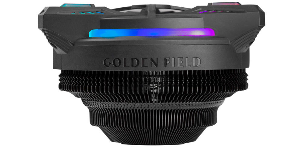 RAMPAGE Chłodzenie procesora CPU COOLBLADE aktywne LGA 1700, AM5 80MM dynamiczne efekty RGB dostosowanie zmiana kolorów i trybów świetlnych niepowtarzalny klimat element dekoracyjny dla fanów gaminowych estetyczny komputer