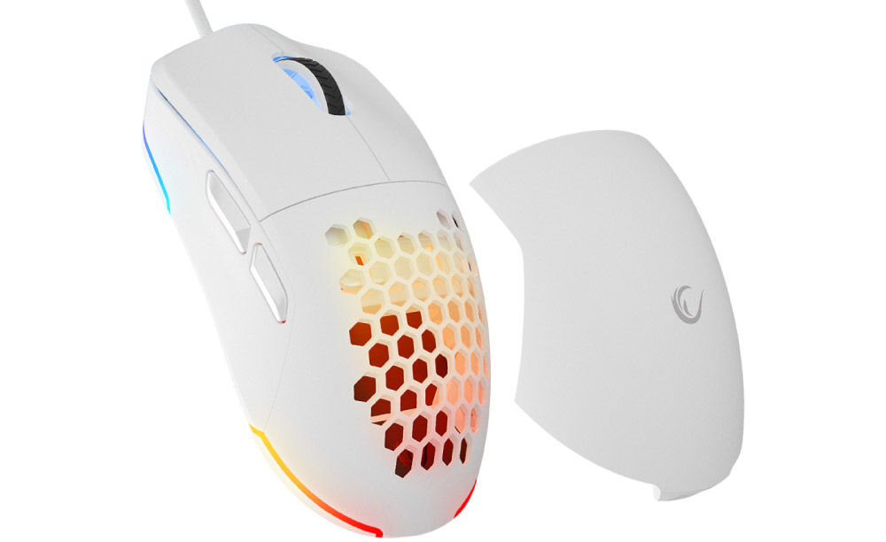 Mysz RAMPAGE Blink Biały perfekcyjna szybkość