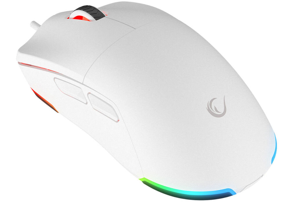 Mysz RAMPAGE Blink Biały styl precyzja wygoda dla graczy dobra jakość sprzętu elegancka estetyka ergonomiczna konstrukcja uniwersalna komfortowa