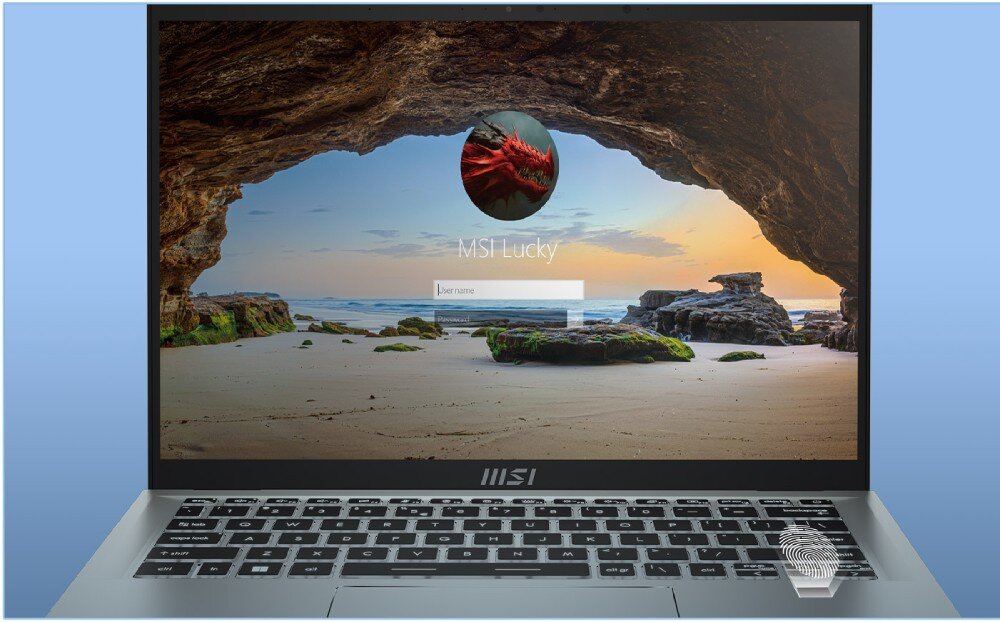 Laptop MSI Prestige 14 Evo B13M-631PL i7-13700H 14 IPS 16GB RAM 1TB SSD Windows 11 Home prywatność blokada kamery rozpoznawanie twarzy