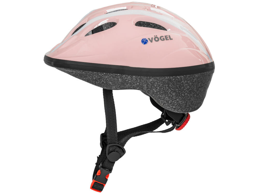 Kask rowerowy VÖGEL VKA-910RSGNS Zielony dla Dzieci (rozmiar S) bokiem z widocznymi paskami do zapięcia pod brodą