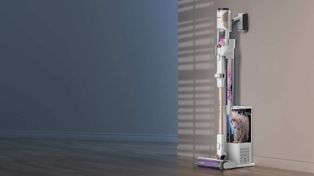 Odkurzacz pionowy SHARK Detect Clean & Empty Cordless Vacuum Cleaner IW3612EU Automatyczne czyszczenie opróżnianie bezworkowa stacja bazowa pojemność