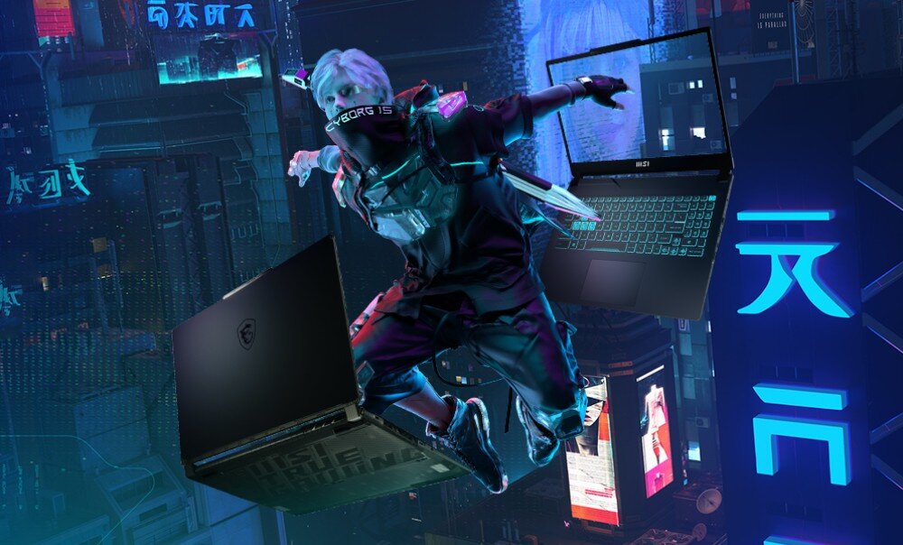 Laptop MSI Cyborg A13VE-1067XPL 15.6 IPS 144Hz i7-13620H 16GB RAM 512GB SSD GeForce RTX4050 opis