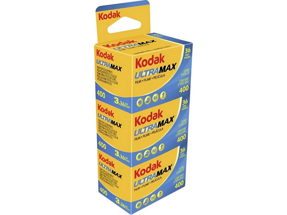 KODAK 135 Ultramax 400 film negatywowy ISO 400 36 ekspozycji do fotografii wewnątrz i na zewnątrz