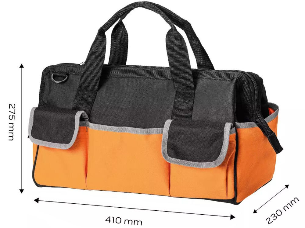 Torba narzędziowa NEO TOOLS TOOLS 84-319 z wytrzymałego poliestru 600D odpornego na przetarcia i warunki atmosferyczne