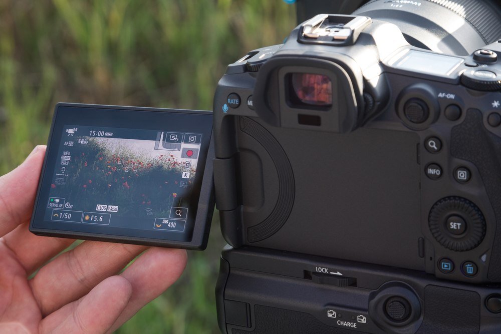 Aparat CANON EOS R5 stabilizacja