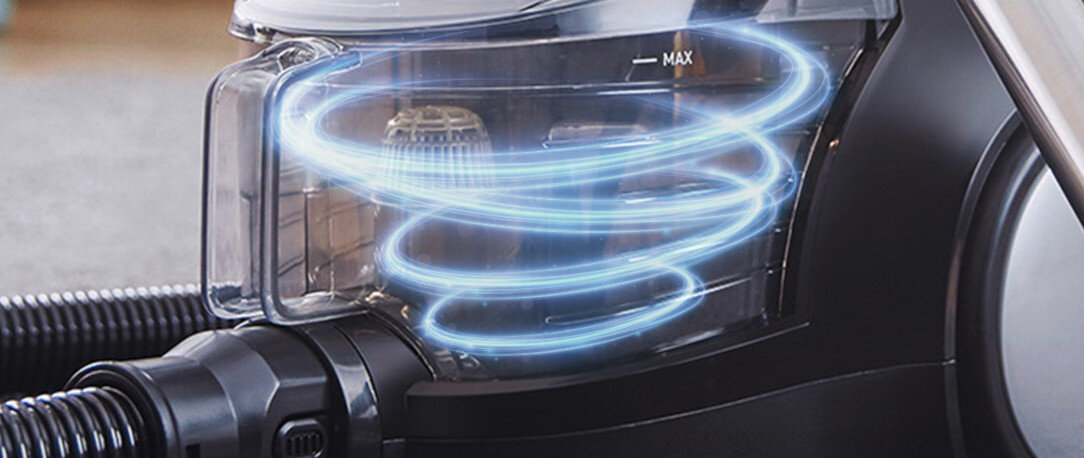 Odkurzacz bezworkowy BEKO VCO42702AD Niebieski Technologia cyklonow Technologia PerformCyclone™a cylindrowa komora
