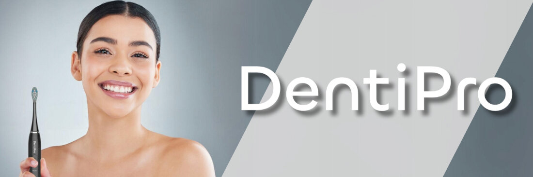 Szczoteczka soniczna ALPHA DentiPro wygląd design tło prezentacja wizualizacja pielęgnacja jamy ustnej