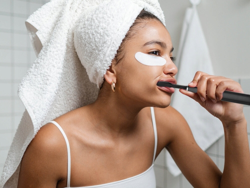 Szczoteczka soniczna ALPHA DentiPro Skuteczność przy każdym ruchu Technologia soniczna czyste zęby świeży oddech dobre samopoczucie