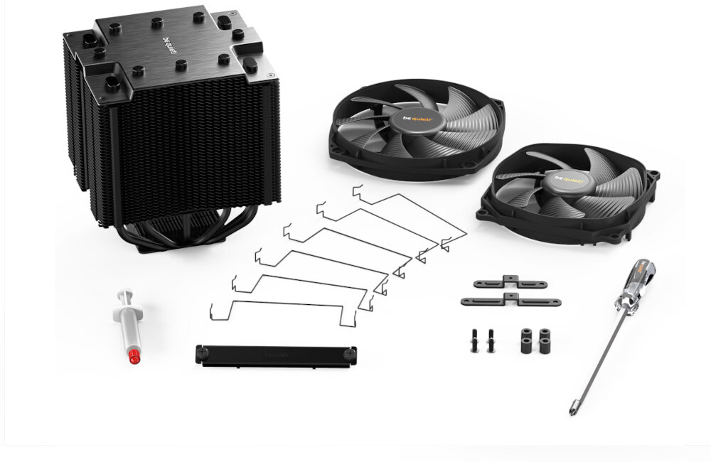 CHŁODZENIE CPU BE QUIET DARK ROCK PRO TR4 BK023&nbsp;zestaw, pasta, kabel