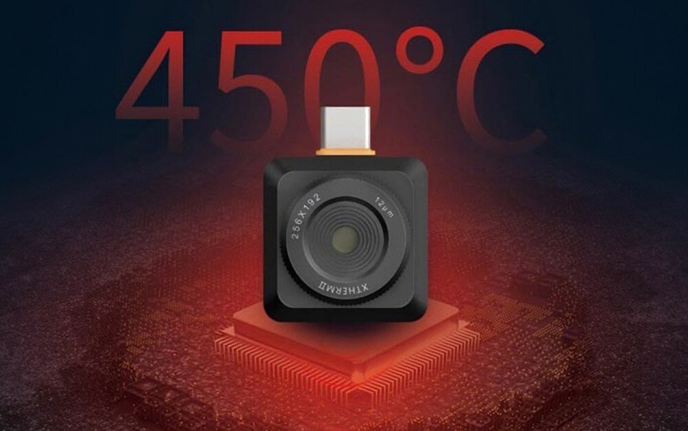 Kamera termowizyjna do smartfona XINFRARED T2S+ maksymalna temperatura pracy 450 stopni