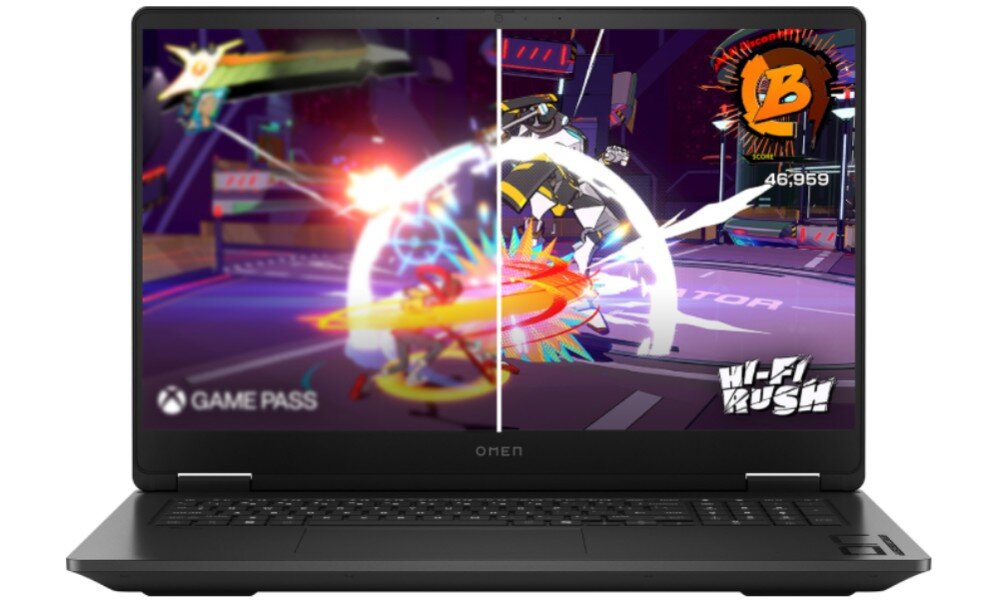 Laptop HP Omen 17-DB0006NW 17.3 IPS 144Hz R5-8645HS 16GB RAM 512GB SSD GeForce RTX4060 Windows 11 Home karta graficzna klatki płynność opóźnienia