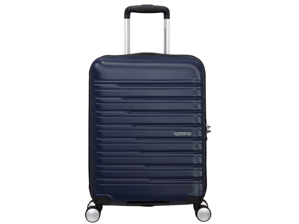 Walizka AMERICAN TOURISTER Flashline 55 cm Niebieski waga ok 2,6 kg nie obciąża bagażu podręcznego