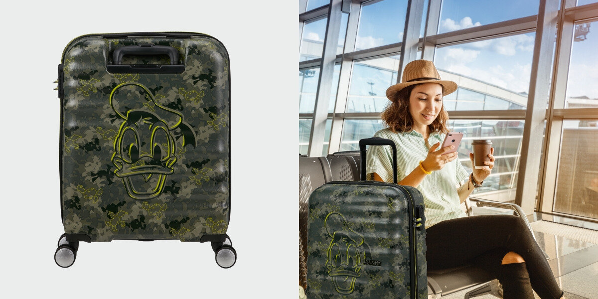 Walizka AMERICAN TOURISTER Wavebreaker Disney Lekka konstrukcja waga 2,6 kg bez obciążania lekka