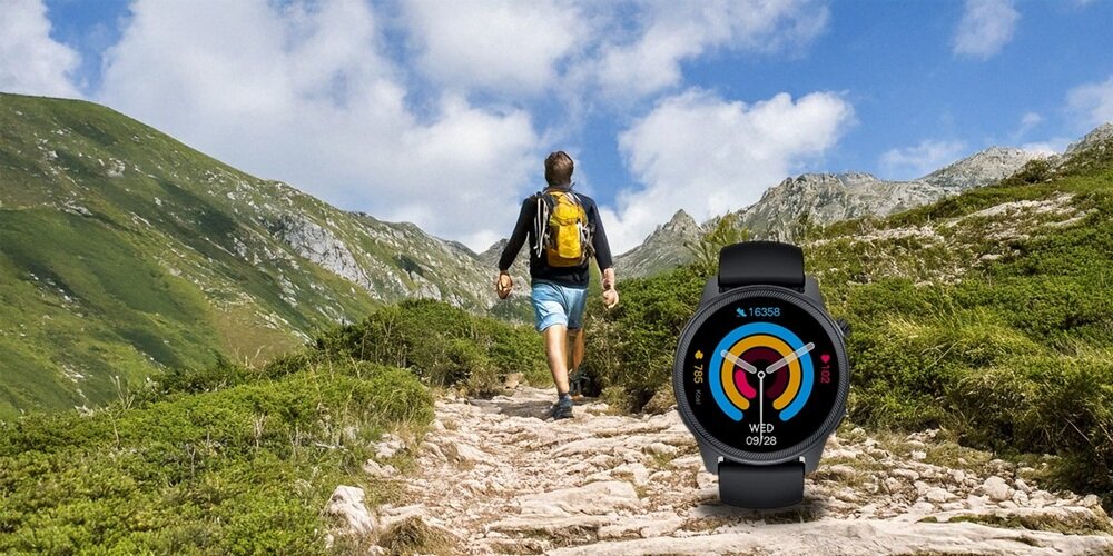 Smartwatch DENVER SWC-392GR Szary ekran AMOLED, ostrość obrazu, żywe kolory, stylowy design, czytelny ekran nawet w słońcu