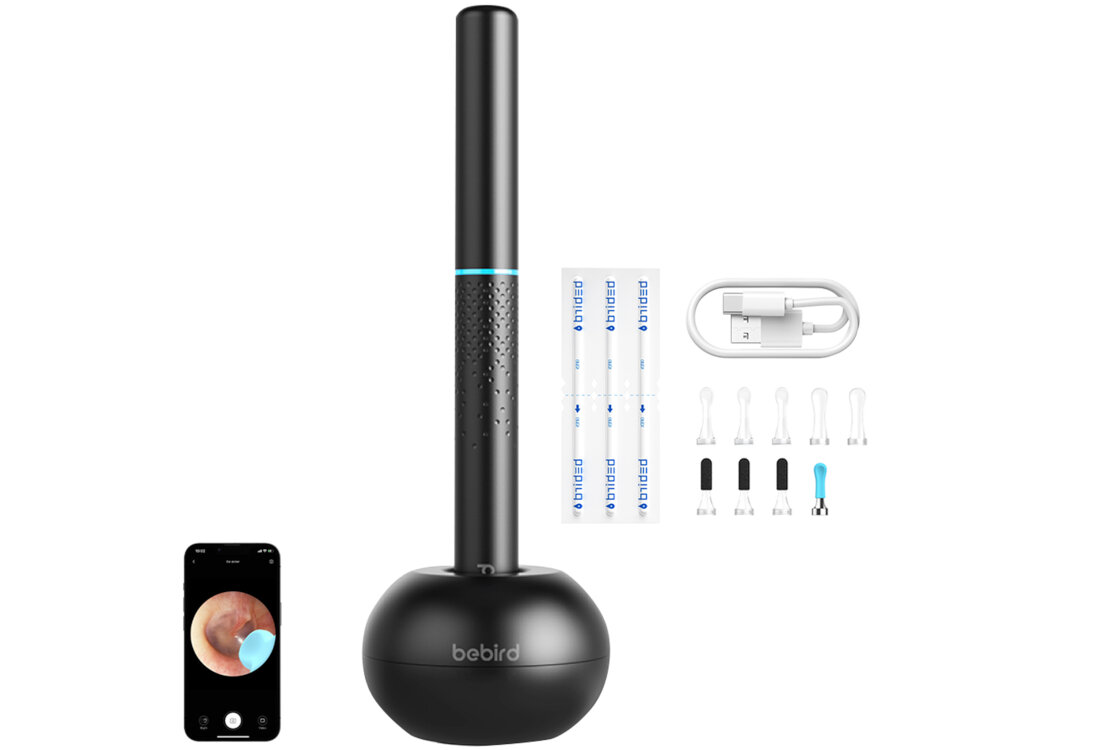 Otoskop z kamerą BEBIRD M9 S Czarny