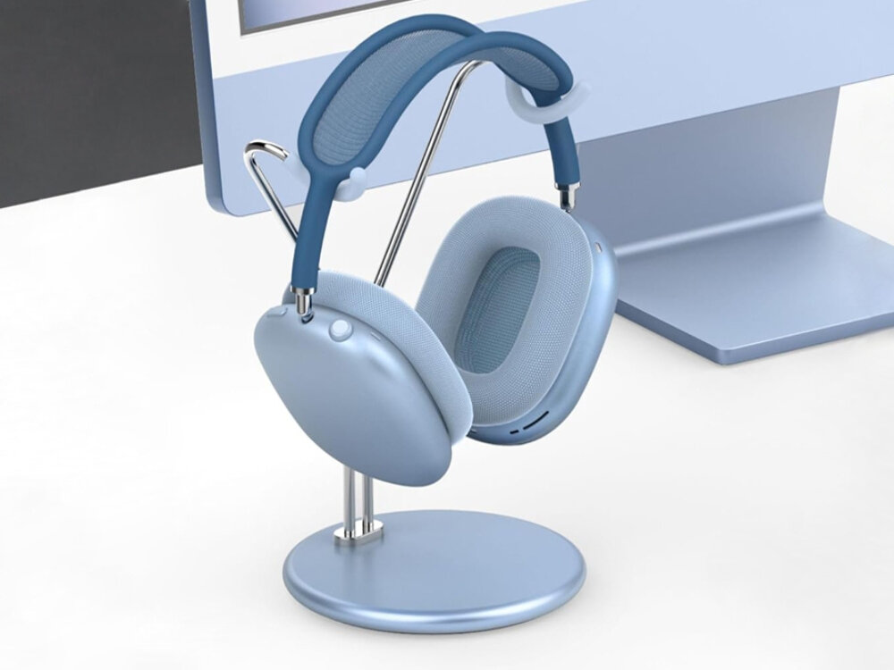 Stojak na słuchawki SODI SAM-300
                stojak na słuchawki na biurku z założonymi słuchawkami