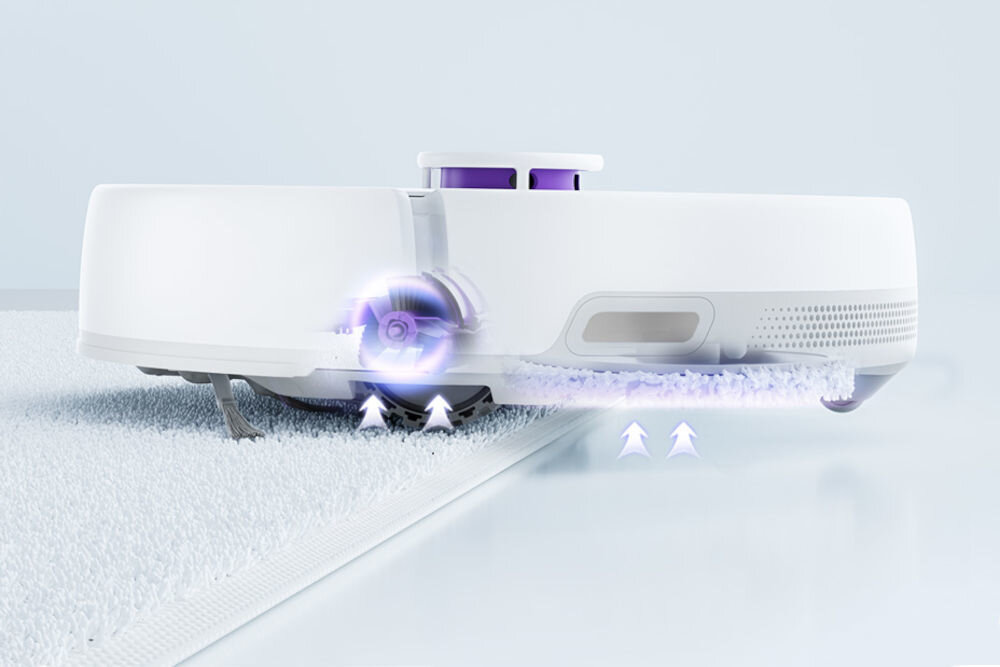 Robot sprzątający NARWAL Freo odkurzanie dywanów