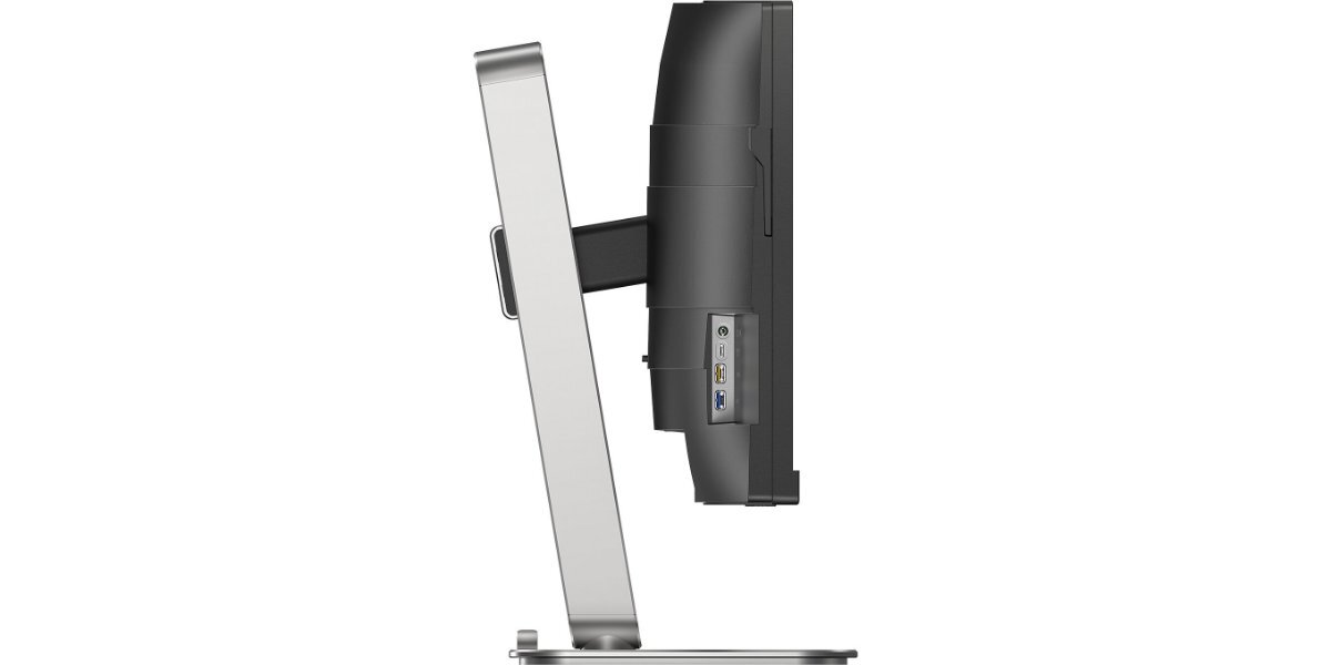 Monitor PHILIPS 34B2U5600C na białym tle - bok monitora.