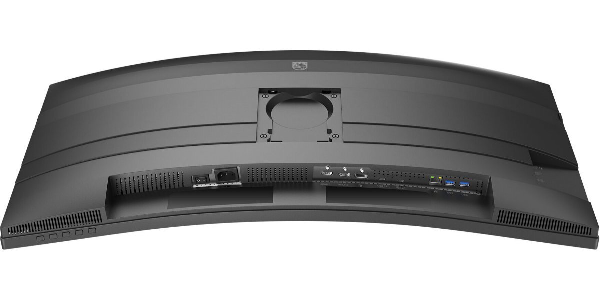 Monitor PHILIPS bez podstawy 34B2U5600C na białym tle - tył monitora.