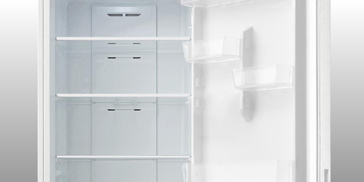 Lodówka MIDEA MDRB424FGE01OE umożliwia pełne wysunięcie szuflad przy kącie 90°