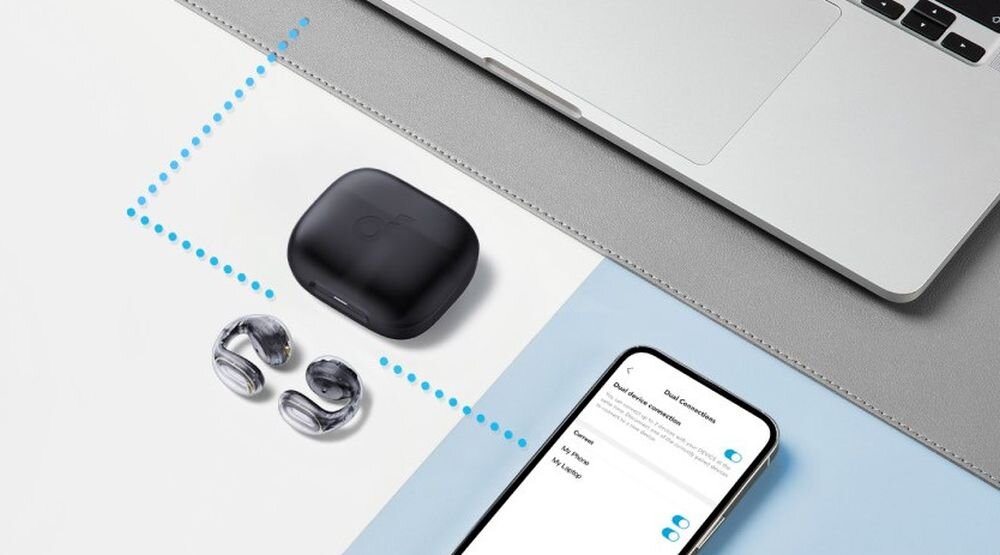 Słuchawki Soundcore C30i parowanie wielopunktowe bluetooth