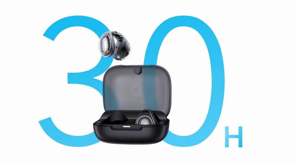 Słuchawki Soundcore C30i czas pracy czas dzialania dlugotrwale dzialanie ladowanie technologia
