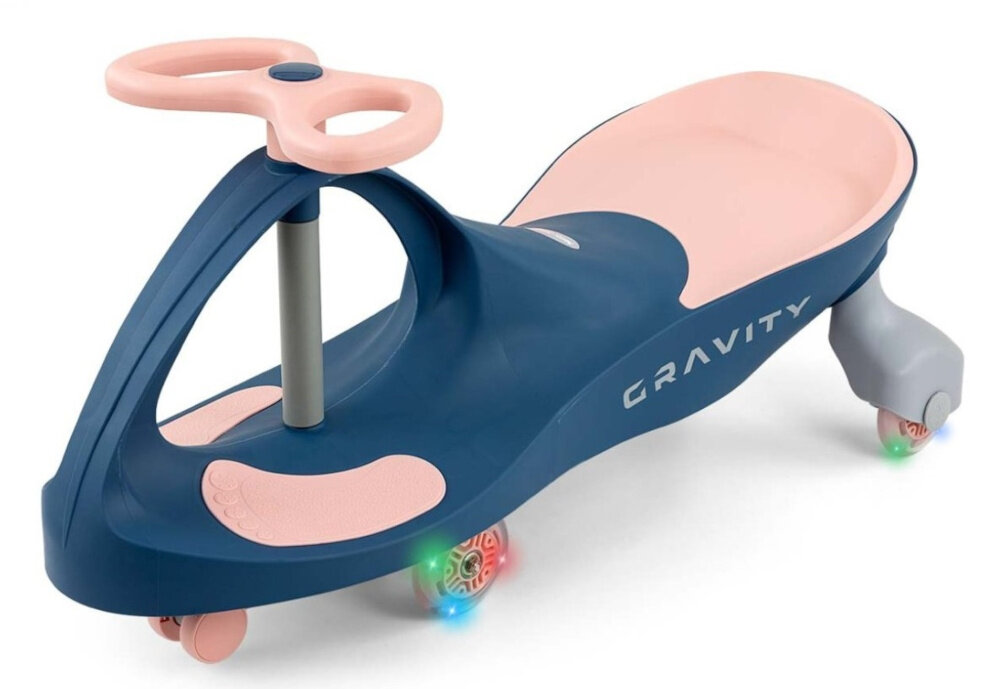 Jeździk MILLY MALLY Gravity Granatowo-różowy innowacyjny grawitacja zabawa nauka rozwoj