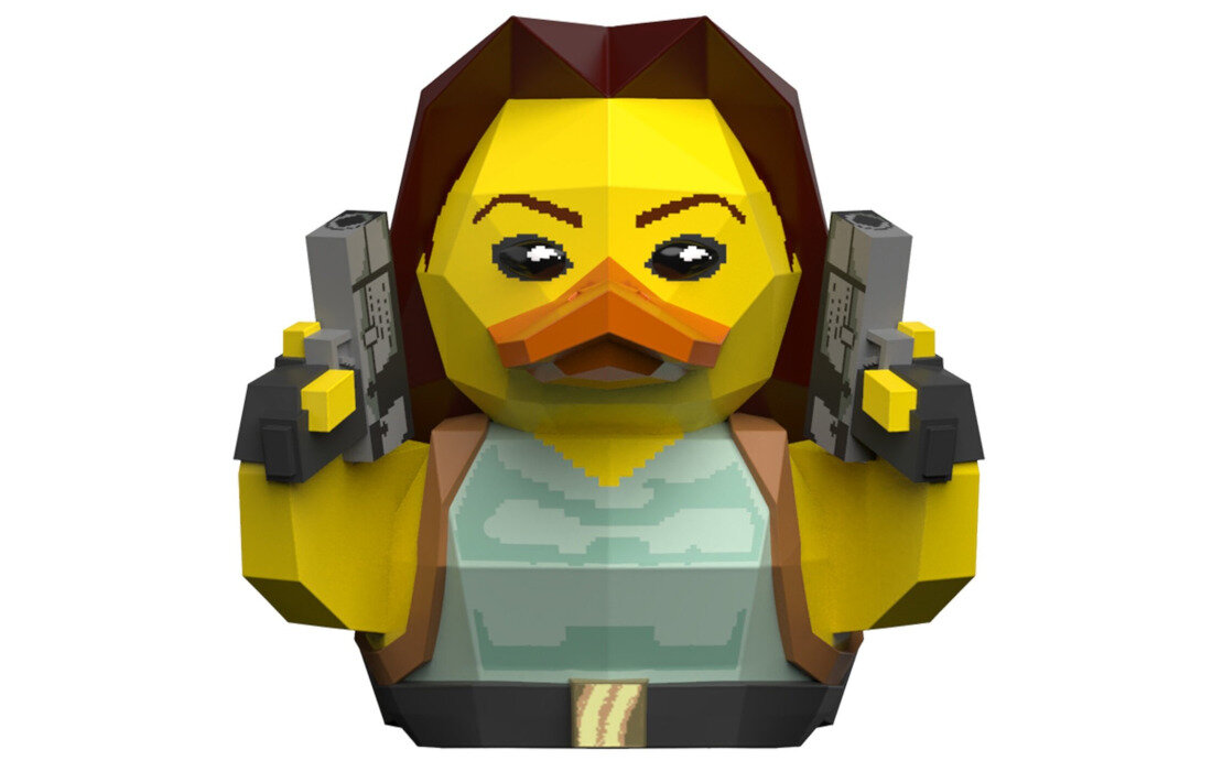 Figurka HASBRO Tubbz Kaczka Tomb Raider - Lara Croft dla fanów licencjowany produkt limitowana edycja wysokość