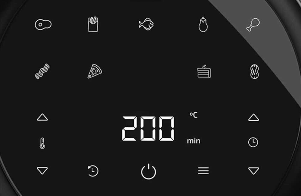 Frytownica CECOTEC Fantastik 3550 3.5L 9 wstępnie skonfigurowanych menu ułatwienie gotowania różnorodne dania frytki mięso warzywa dostosowanie czasu temperatury specyfika potraw najlepsze rezultaty 