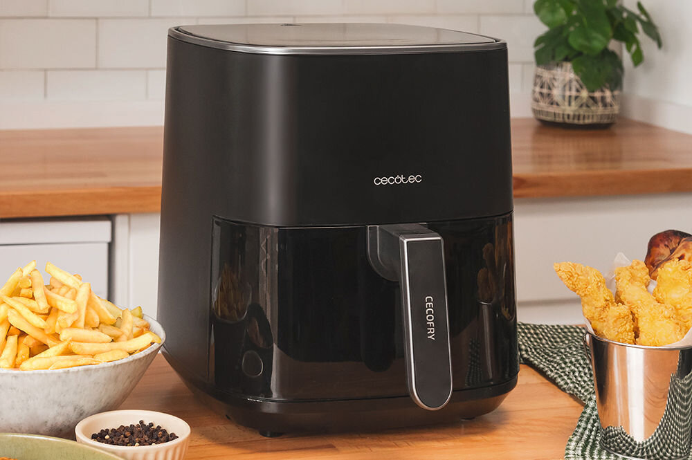 Air Fryer Frytkownica beztłuszczowa CECOTEC Fantastik 5500 Pack 5.5L zdrowe gotowanie praktyczne funkcje stylowy wygląd zaawansowana technologia minimalna ilość tłuszczu pełny smak i wartości odżywcze